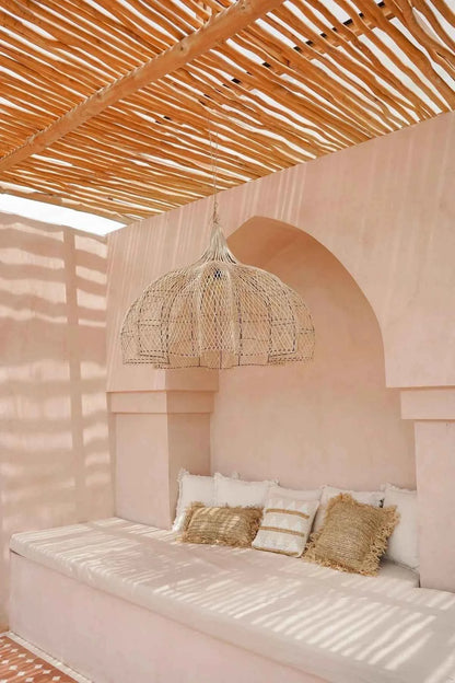 BUNGA PENDANT SHADE | NATURAL RATTAN | XL