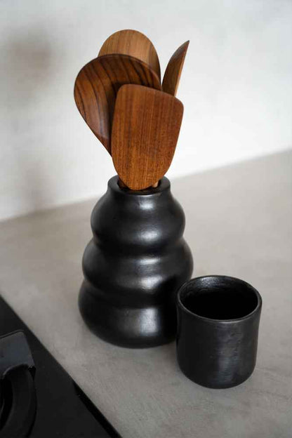 BURNED VASE | BLACK