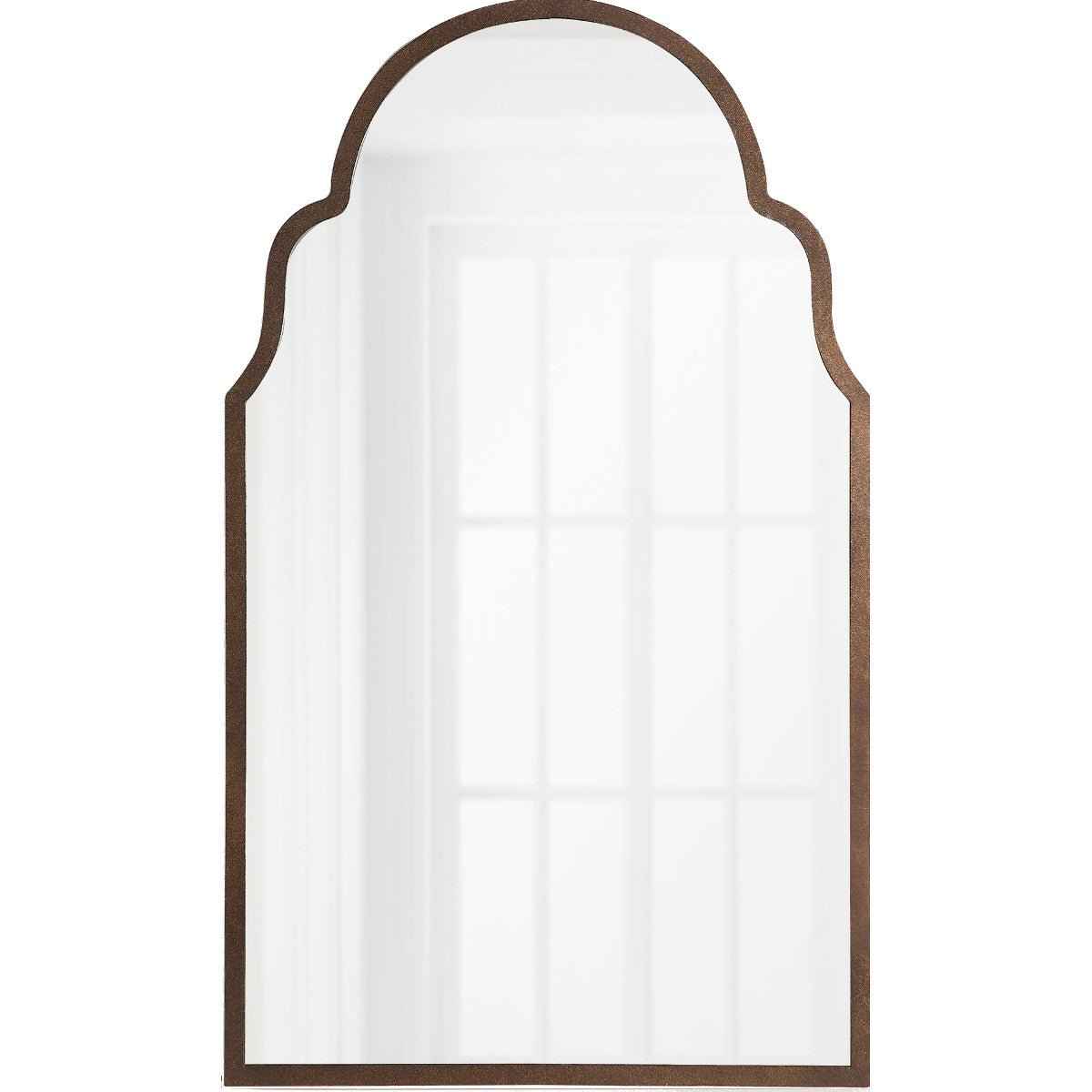 BURNISHED ARCH MIRROR
