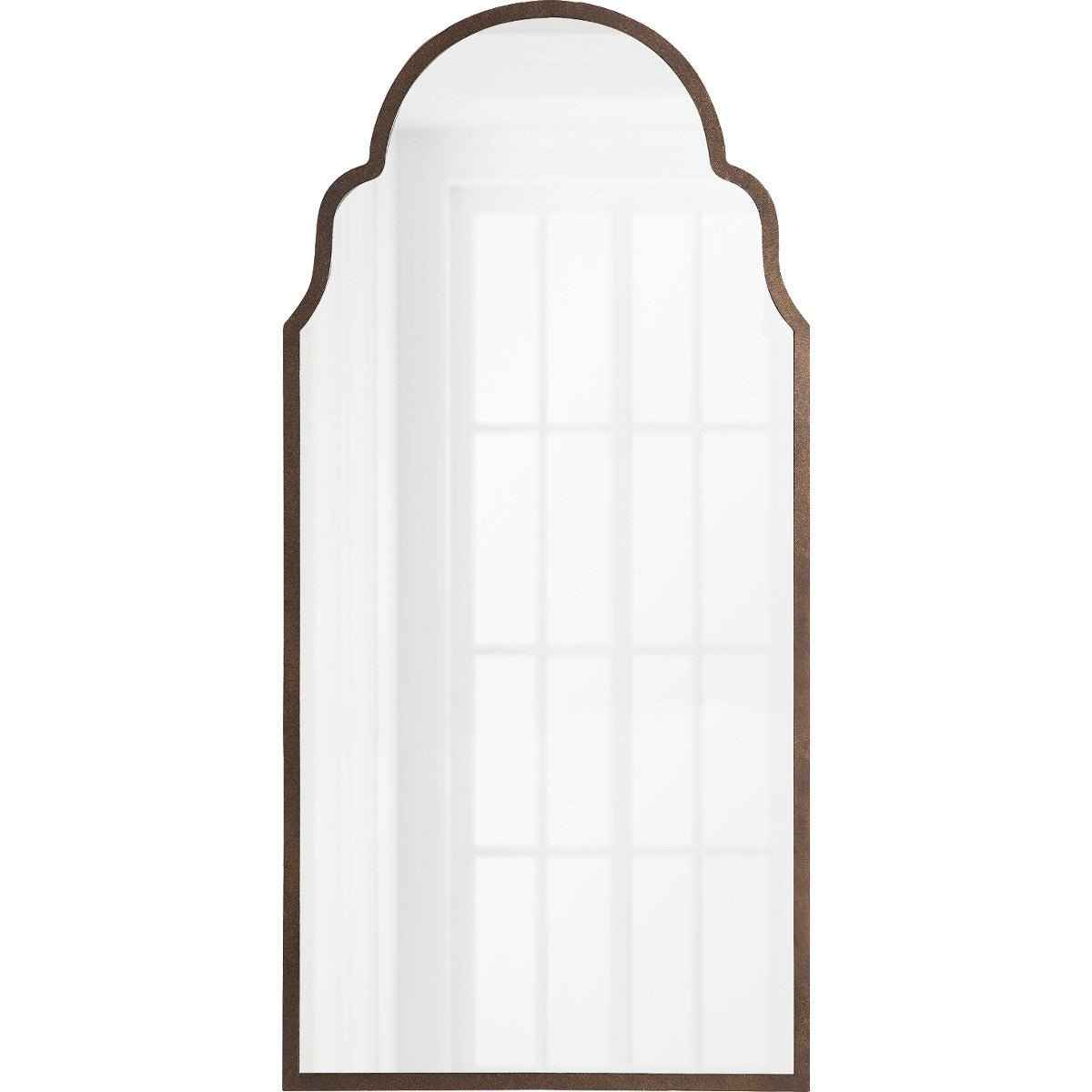BURNISHED ARCH TALL MIRROR