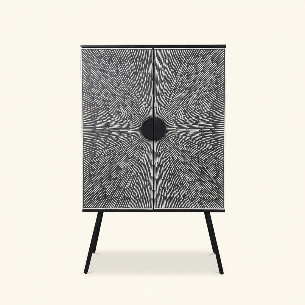 BURST MOSAIC BAR CABINET