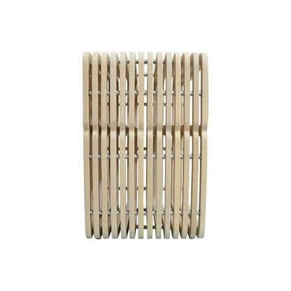 CAGE SIDE TABLE / BLOND OAK