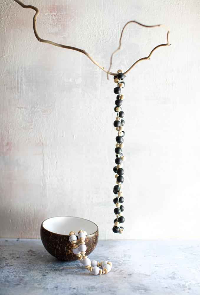 Canggu Necklace | Natural + Black