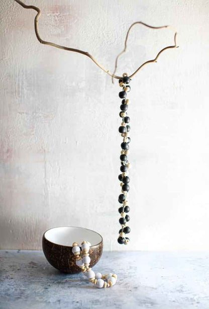 Canggu Necklace | Natural + Black