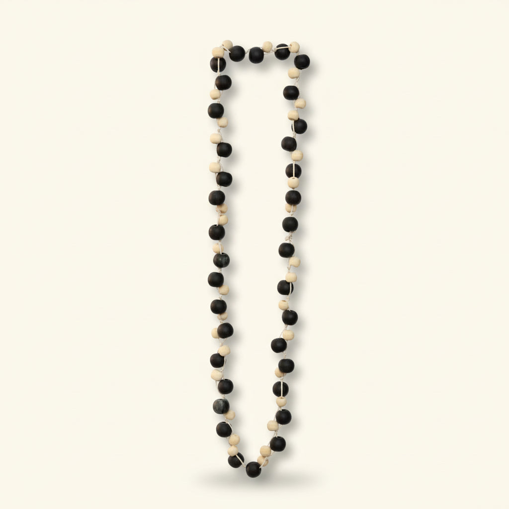 Canggu Necklace | Natural + Black