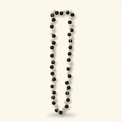 Canggu Necklace | Natural + Black