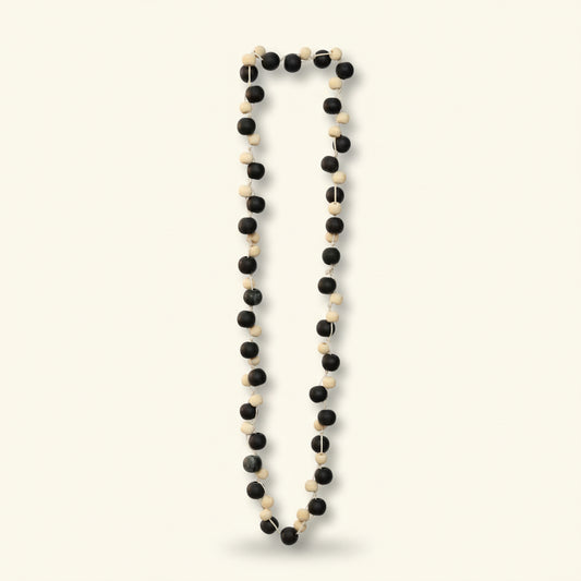Canggu Necklace | Natural + Black