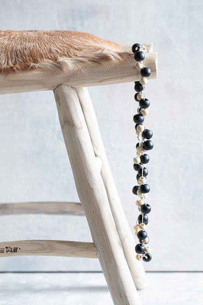Canggu Necklace | Natural + Black
