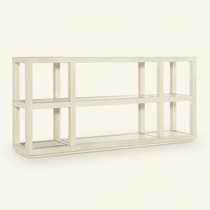 CASCADE BURLAP TEXTURED CONSOLE