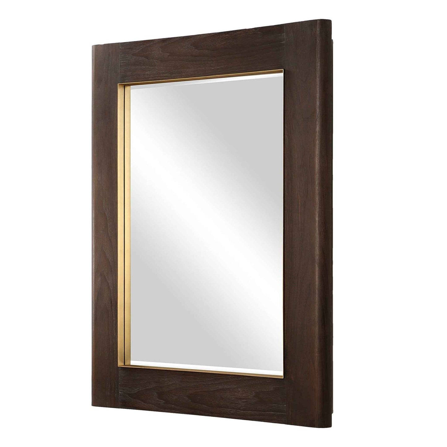 CATRON AGED WALNUT MIRROR