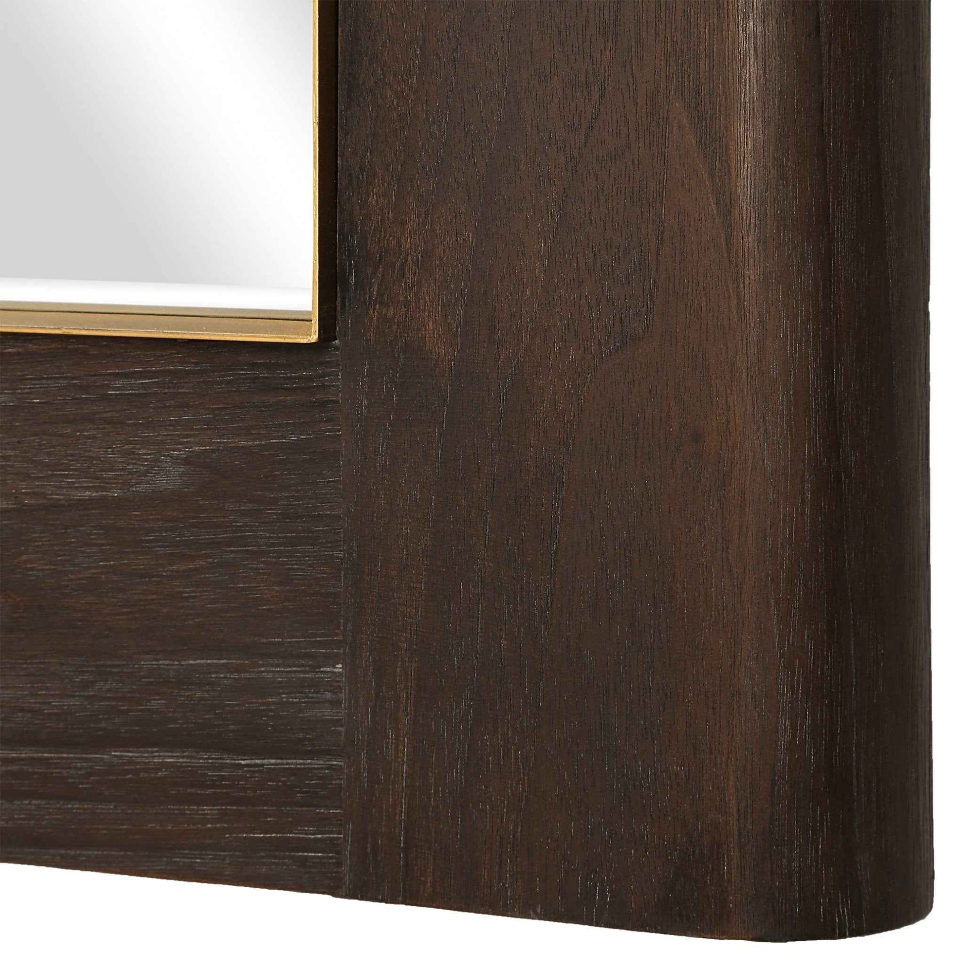 CATRON AGED WALNUT MIRROR