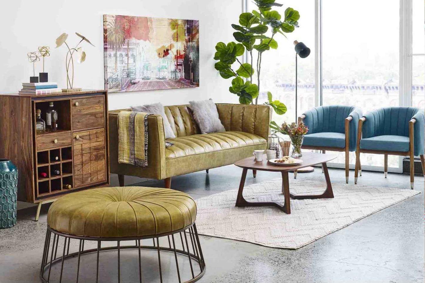 GODENZA COFFEE TABLE WALNUT