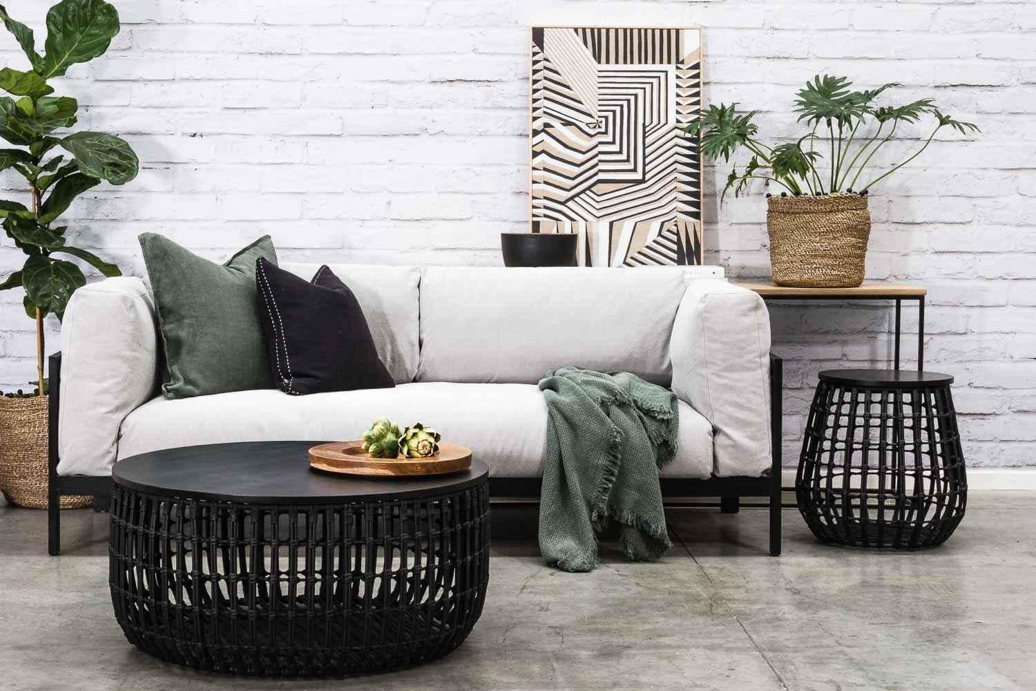 CESTA SIDE TABLE | BLACK