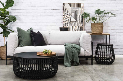 CESTA SIDE TABLE | BLACK
