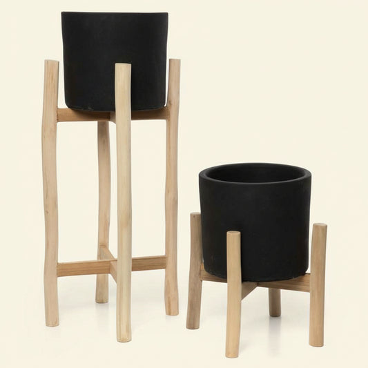 CHALK PLANTER | BLACK | 2 SIZES