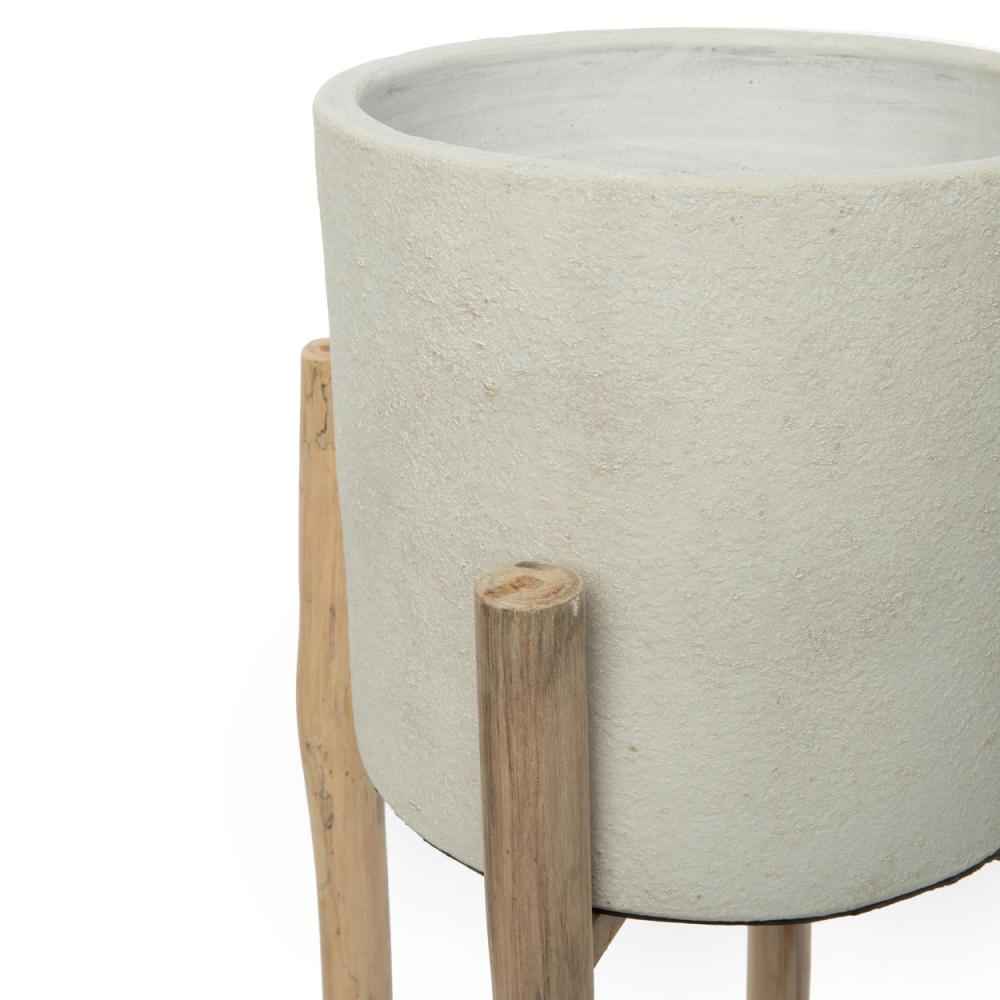 CHALK PLANTER | SOFT GREY | 2 SIZES