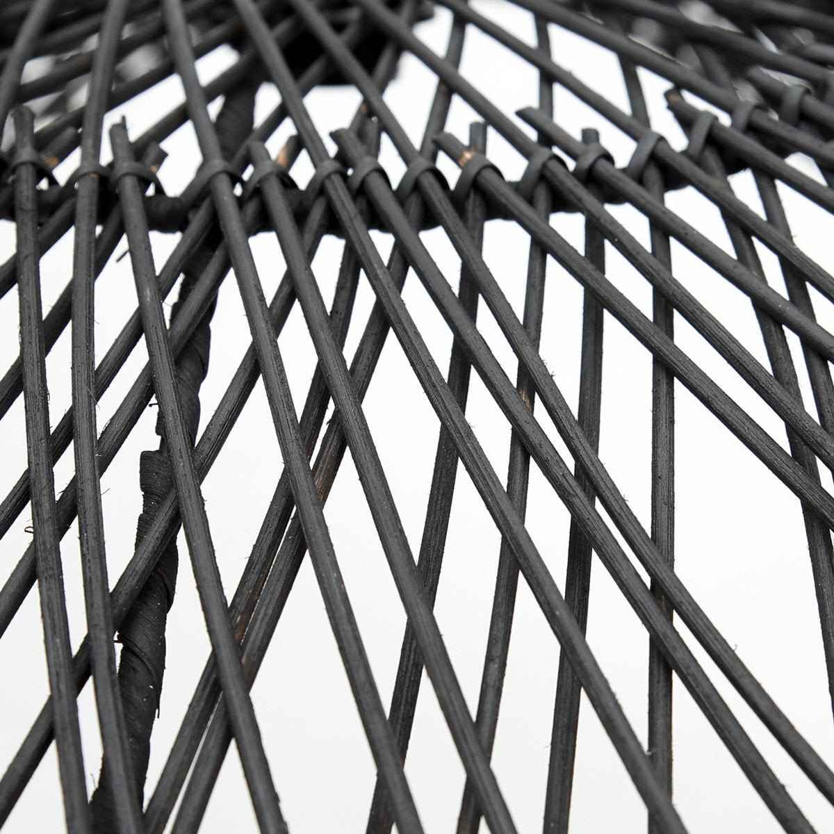 CHAPEAU PENDANT SHADE | BLACK RATTAN