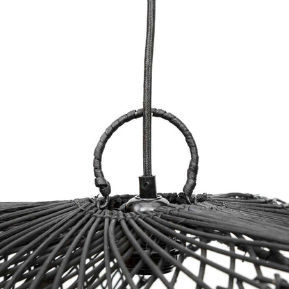 CHAPEAU PENDANT SHADE | BLACK RATTAN