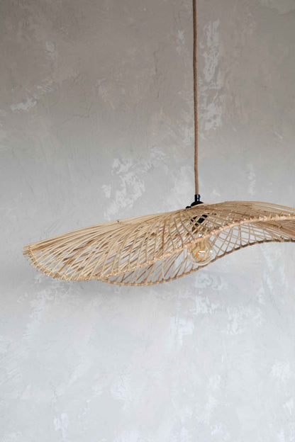 CHAPEAU PENDANT SHADE | NATURAL RATTAN