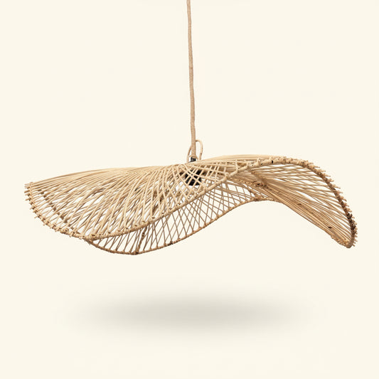 CHAPEAU PENDANT SHADE | NATURAL RATTAN