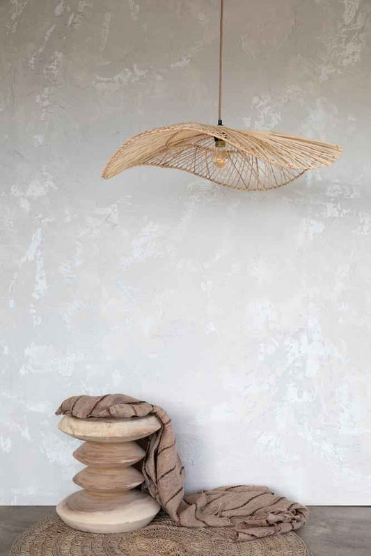 CHAPEAU PENDANT SHADE | NATURAL RATTAN