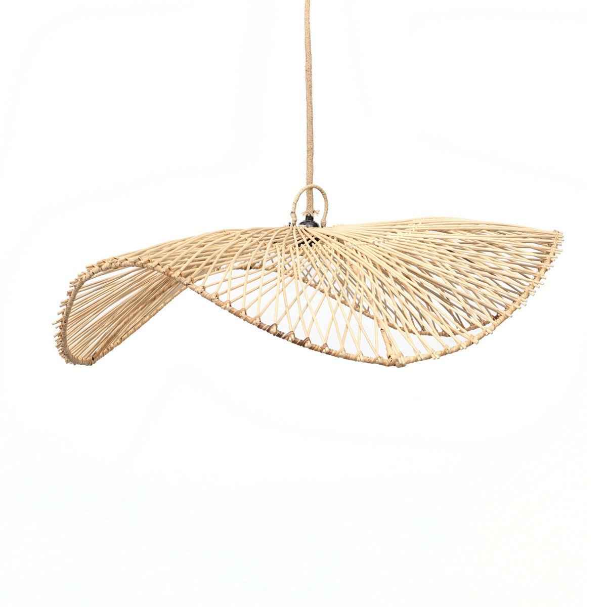 CHAPEAU PENDANT SHADE | NATURAL RATTAN