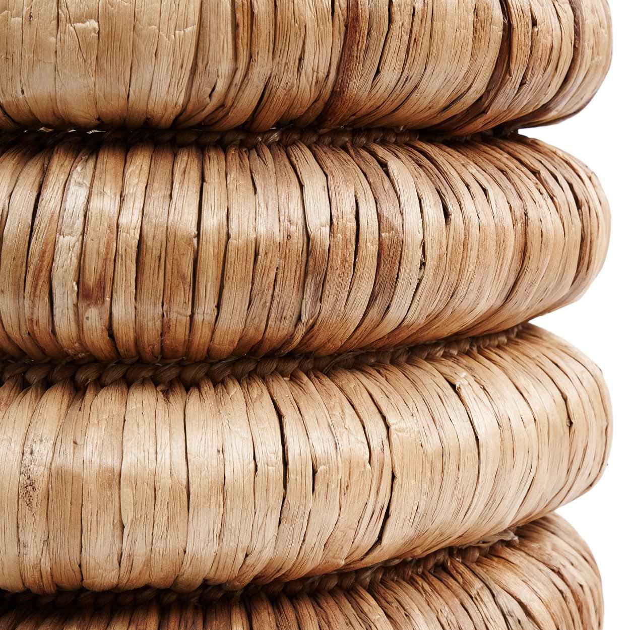 CHUNKY BASKET WITH HANDLES | WATER HYACINTH | LARGE