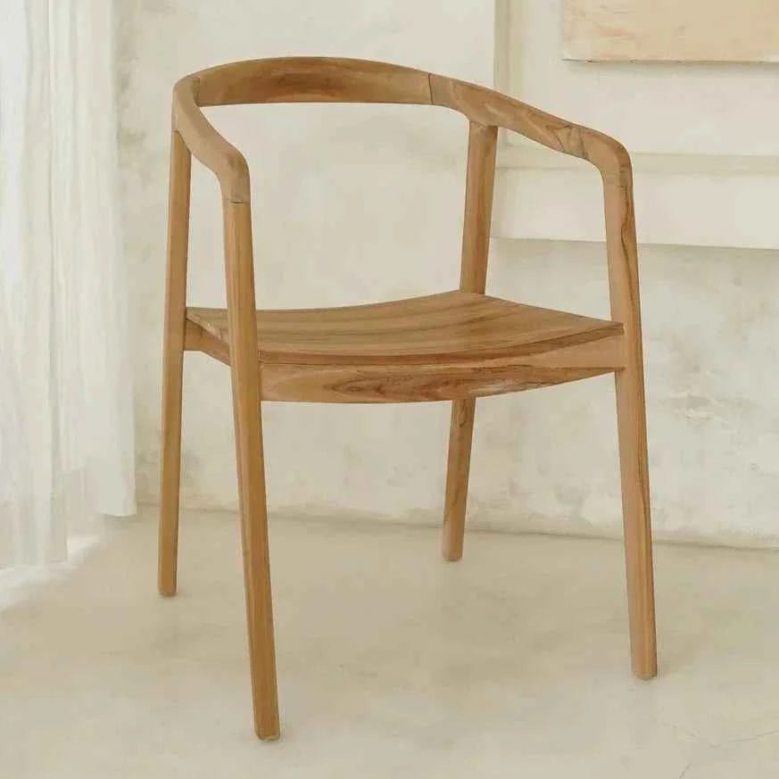 CLASSIC TEAK ARMCHAIR | NATURAL | SET OF 2