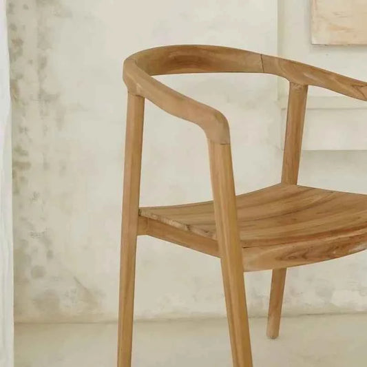 CLASSIC TEAK ARMCHAIR | NATURAL | SET OF 2