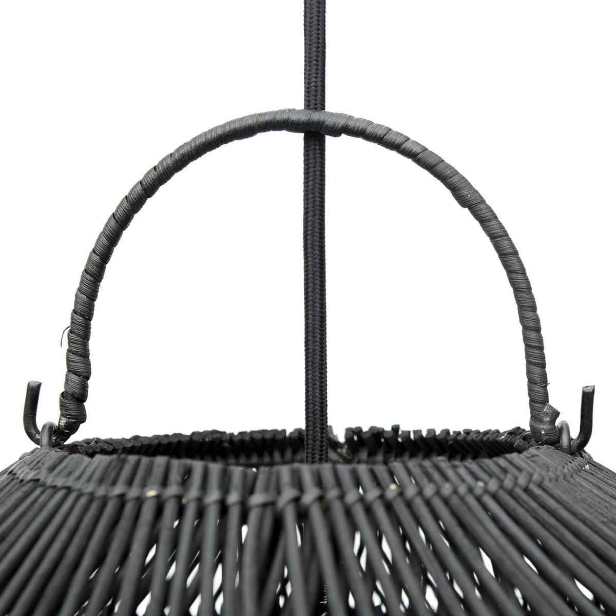 CLOUD PENDANT SHADE | BLACK RATTAN | LARGE