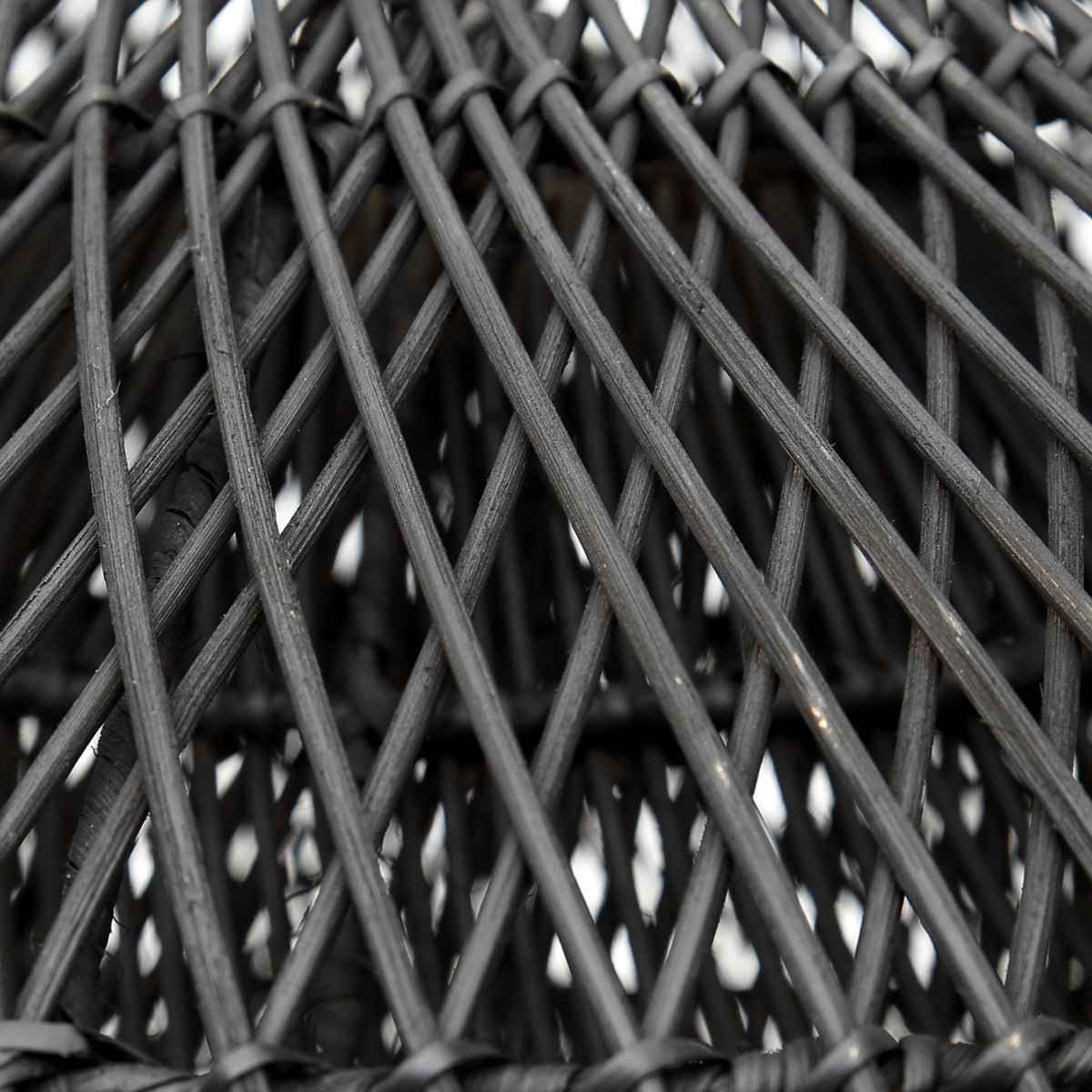 CLOUD PENDANT SHADE | BLACK RATTAN | LARGE