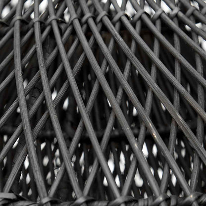 CLOUD PENDANT SHADE | BLACK RATTAN | LARGE