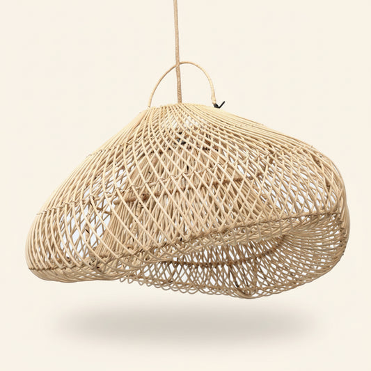 CLOUD PENDANT SHADE | NATURAL RATTAN | LARGE