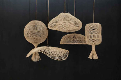 CLOUD PENDANT SHADE | NATURAL RATTAN | LARGE