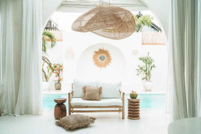 CLOUD PENDANT SHADE | NATURAL RATTAN | XXL