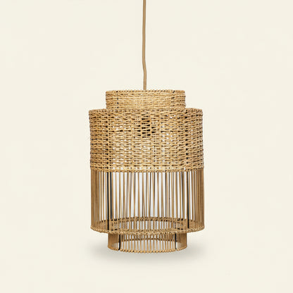 COLONIAL PENDANT / NATURAL RATTAN