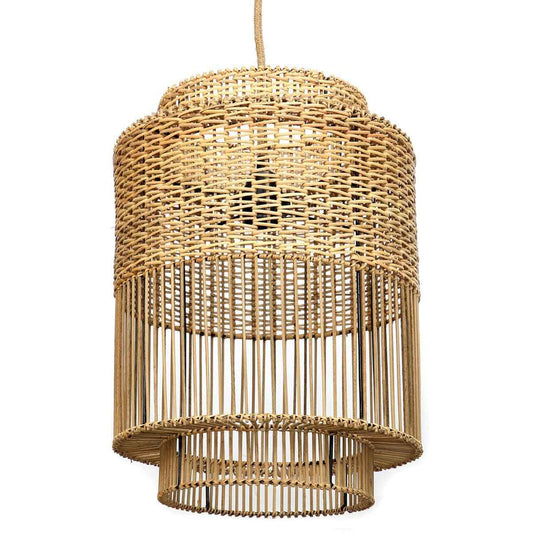 COLONIAL PENDANT / NATURAL RATTAN