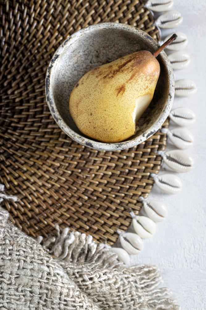 COLONIAL SHELL PLACEMAT | NATURAL | SET OF 4