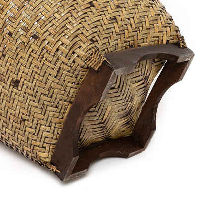 COLONIAL STORAGE BASKET WITH LID | RATTAN | 2 SIZES