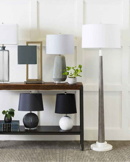 COLT MARBLE & CEMENT FLOOR LAMP