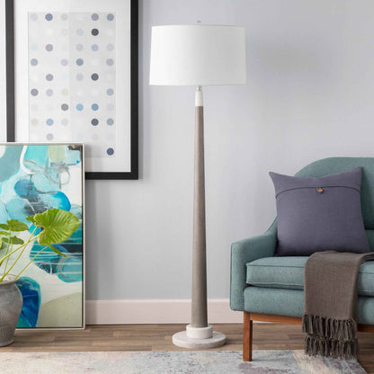 COLT MARBLE & CEMENT FLOOR LAMP
