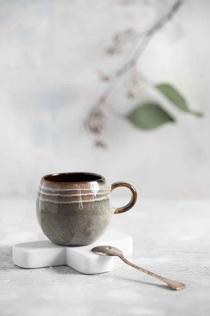COMPORTA MUG | HANDMADE STONEWARE | SET OF 6 | SMALL