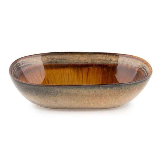 COMPORTA OVAL BOWL | HANDMADE STONEWARE | LARGE | SET OF 4
