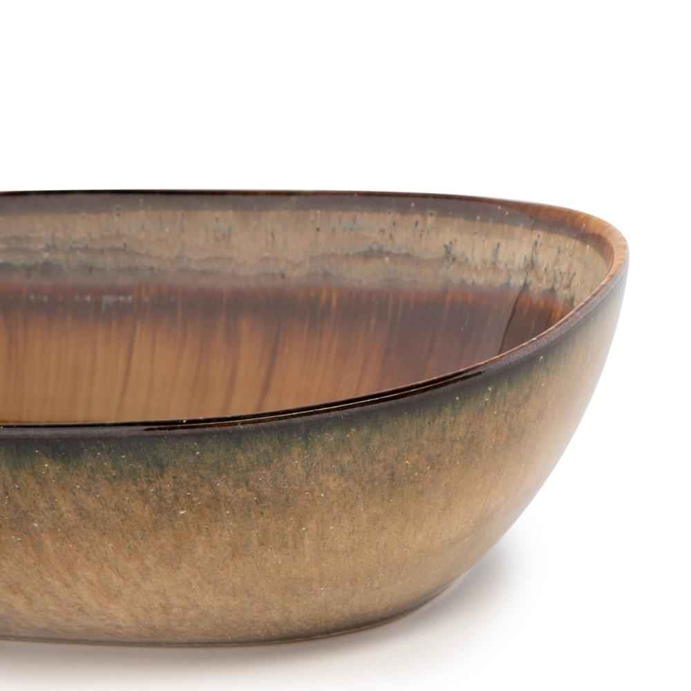 COMPORTA OVAL BOWL | HANDMADE STONEWARE | LARGE | SET OF 4