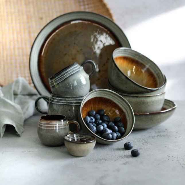 COMPORTA PASTA BOWL | HANDMADE STONEWARE | SET OF 4