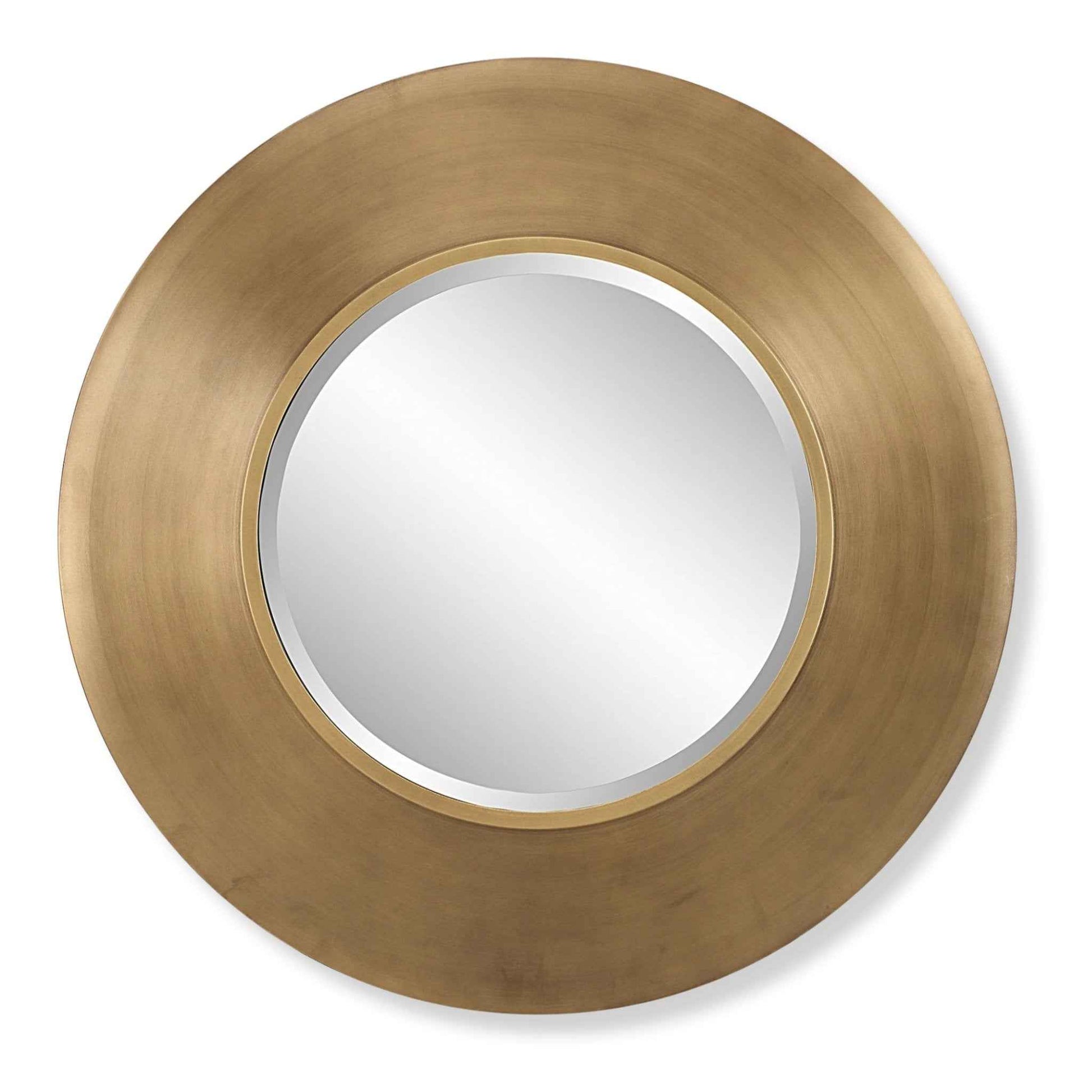 CONTESSA GOLD ROUND MIRROR