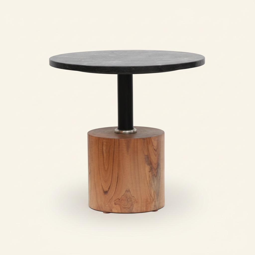 COOK SIDE TABLE / BLACK MARBLE + SUAR