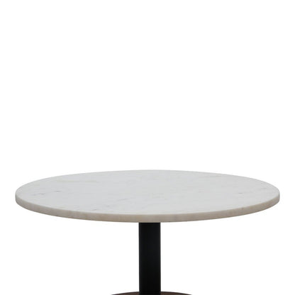 COOK SIDE TABLE / WHITE MARBLE + SUAR - Green Design Gallery