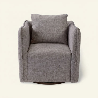 CORBEN SWIVEL CHAIR: STONE