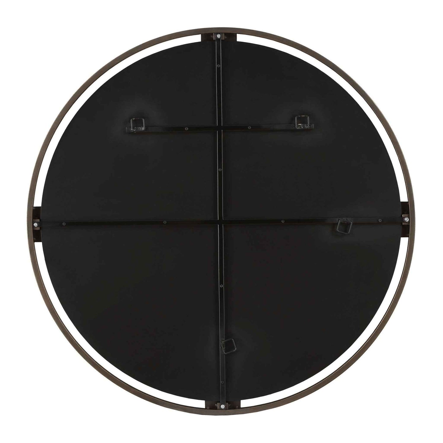 CORNELIA BLACK ROUND MIRROR